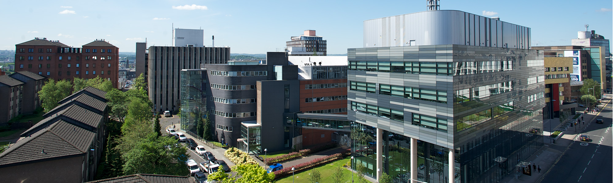 Exterior view of Strathclyde University 